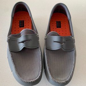 SWIMS penny loafer grey size 8